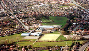 Penketh from the sky.